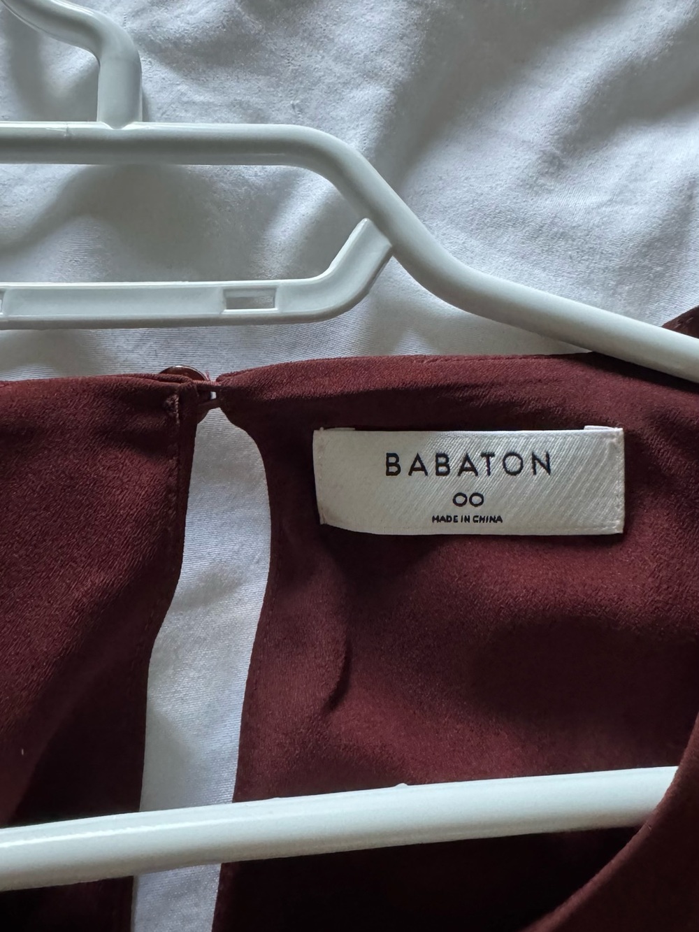 Burgundy Mid-length dress